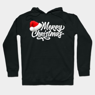 Santa Claus Hat Merry Xmas t shirt Hoodie